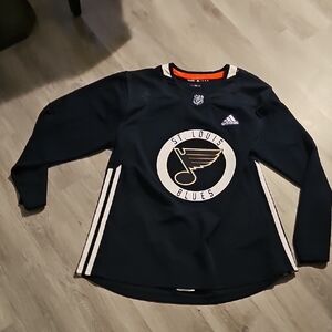 Adidas St. Louis Blues Navy Jersey